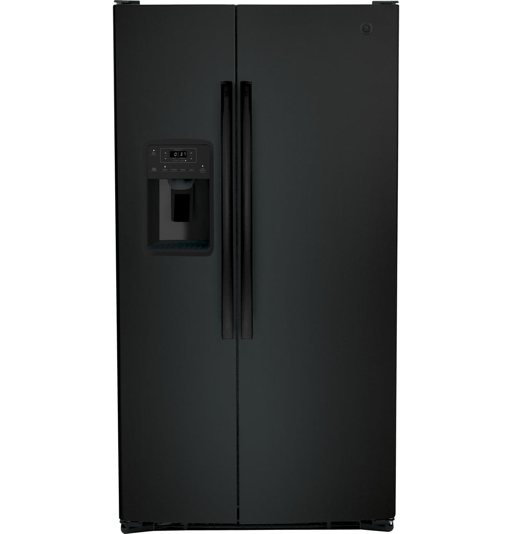 GE 25.3 Cu. Ft. Side-By-Side Refrigerator - Black (GSE25GGPBB)