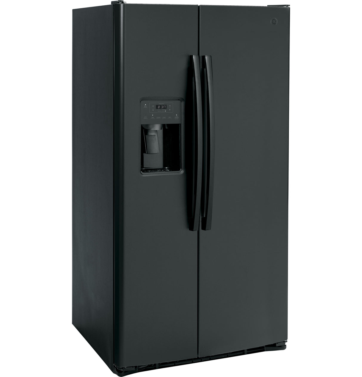 GE GE® ENERGY STAR® 25.3 Cu. Ft. Side-By-Side Refrigerator - Black (GSE25GGPBB)