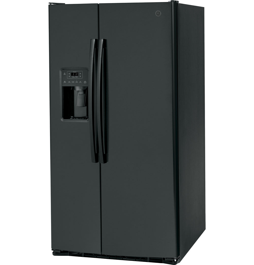 GE 25.3 Cu. Ft. Side-By-Side Refrigerator - Black (GSE25GGPBB)