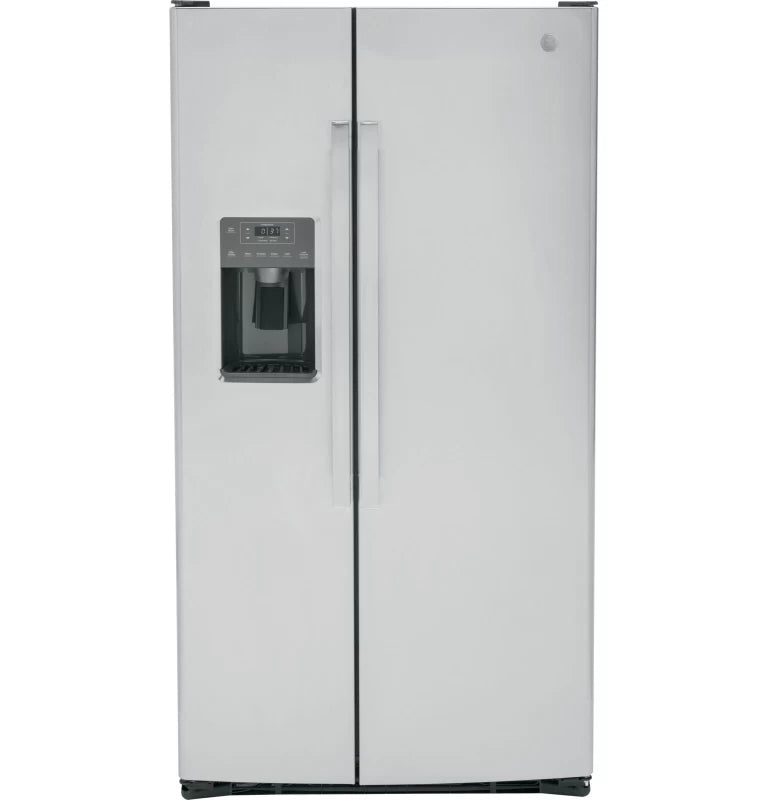 GE 25.3 Cu. Ft. Side-By-Side Refrigerator - Gray (GSE25GYPFS)