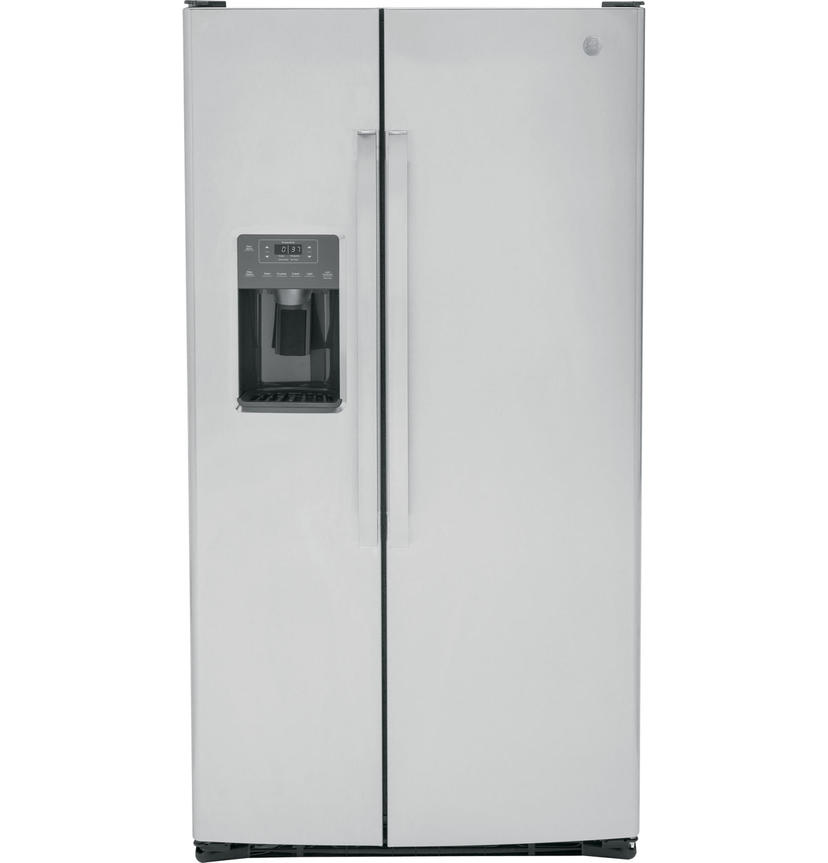 GE 25.3 Cu. Ft. Side-By-Side Refrigerator - Fingerprint Resistant Stainless (GSE25GYPFS)