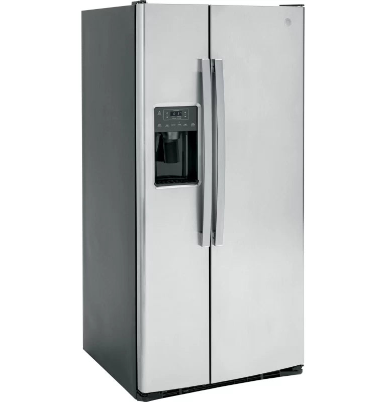 GE 23.0 Cu. Ft. Side-By-Side Refrigerator - Gray (GSS23GYPFS)