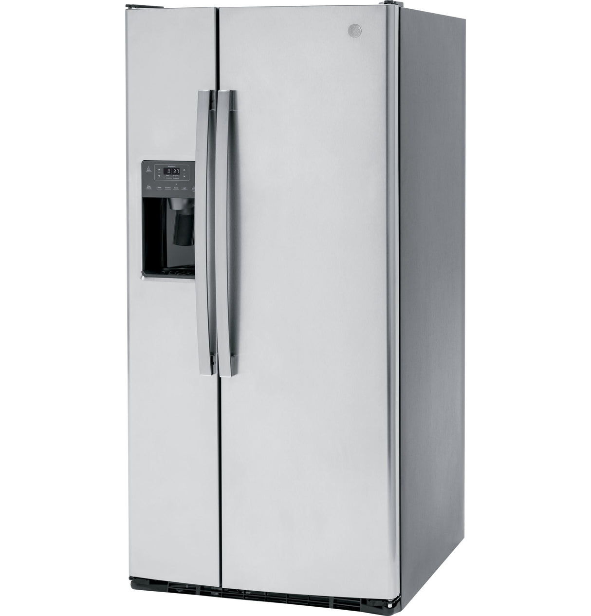 GE 23.0 Cu. Ft. Side-By-Side Refrigerator - Fingerprint Resistant Stainless (GSS23GYPFS)