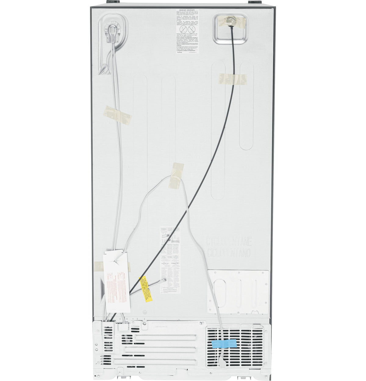 GE 23.0 Cu. Ft. Side-By-Side Refrigerator - Fingerprint Resistant Stainless (GSS23GYPFS)