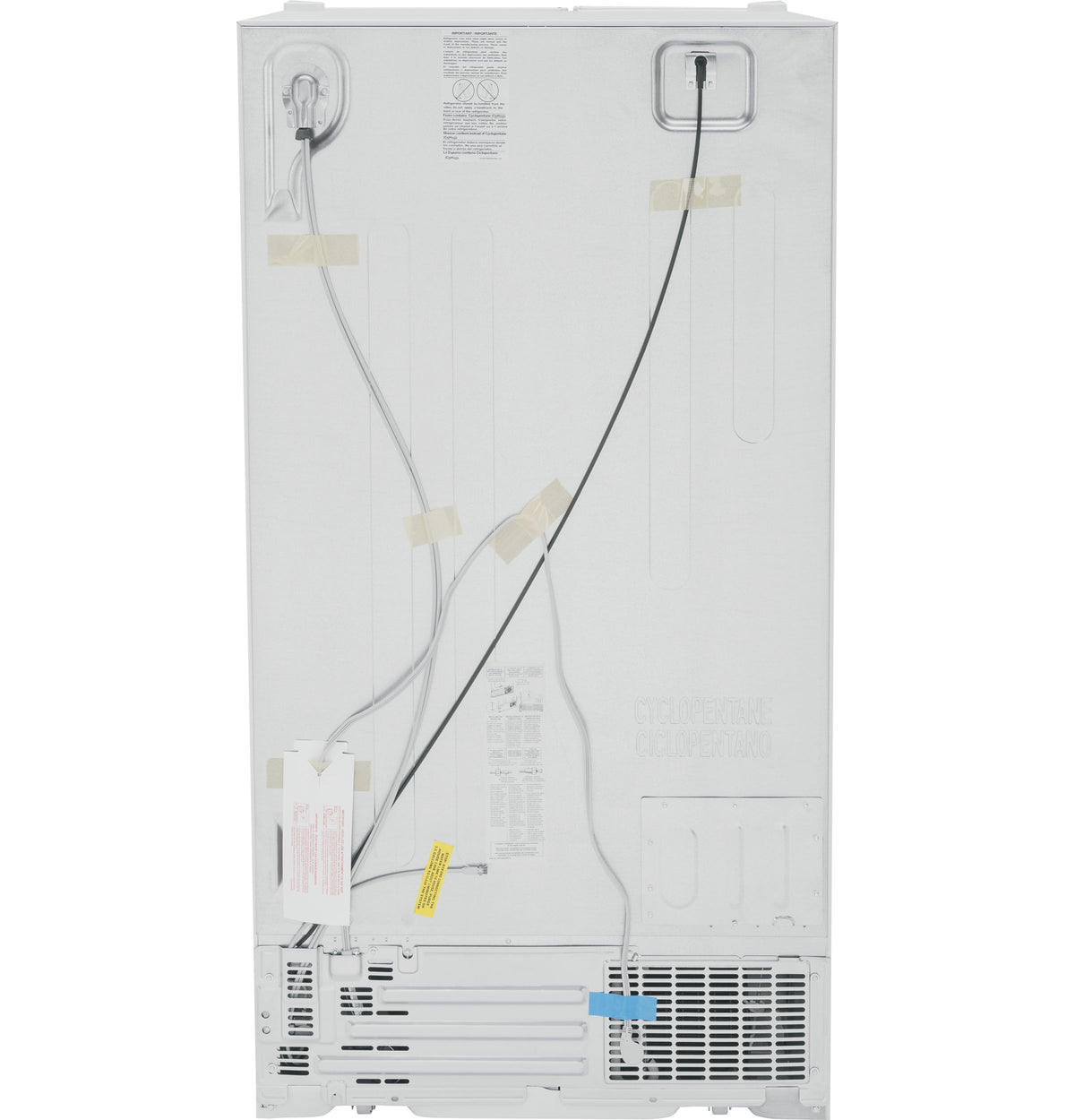 GE 25.3 Cu. Ft. Side-By-Side Refrigerator - White (GSS25GGPWW)