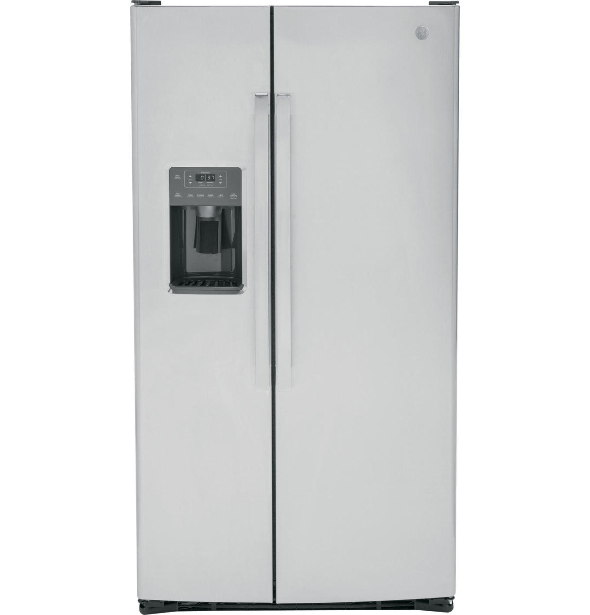 GE 25.3 Cu. Ft. Side-By-Side Refrigerator - Fingerprint Resistant Stainless (GSS25GYPFS)