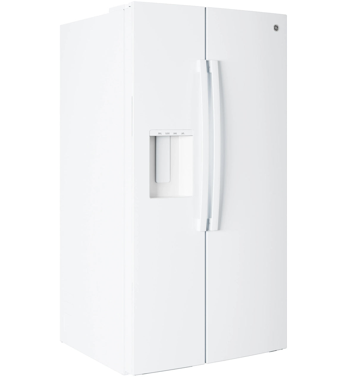 GE 27.9 Cu. Ft. Side-By-Side Refrigerator with Extra Tall Dispenser and In-Door Icemaker - White (GSS28NGYWW)