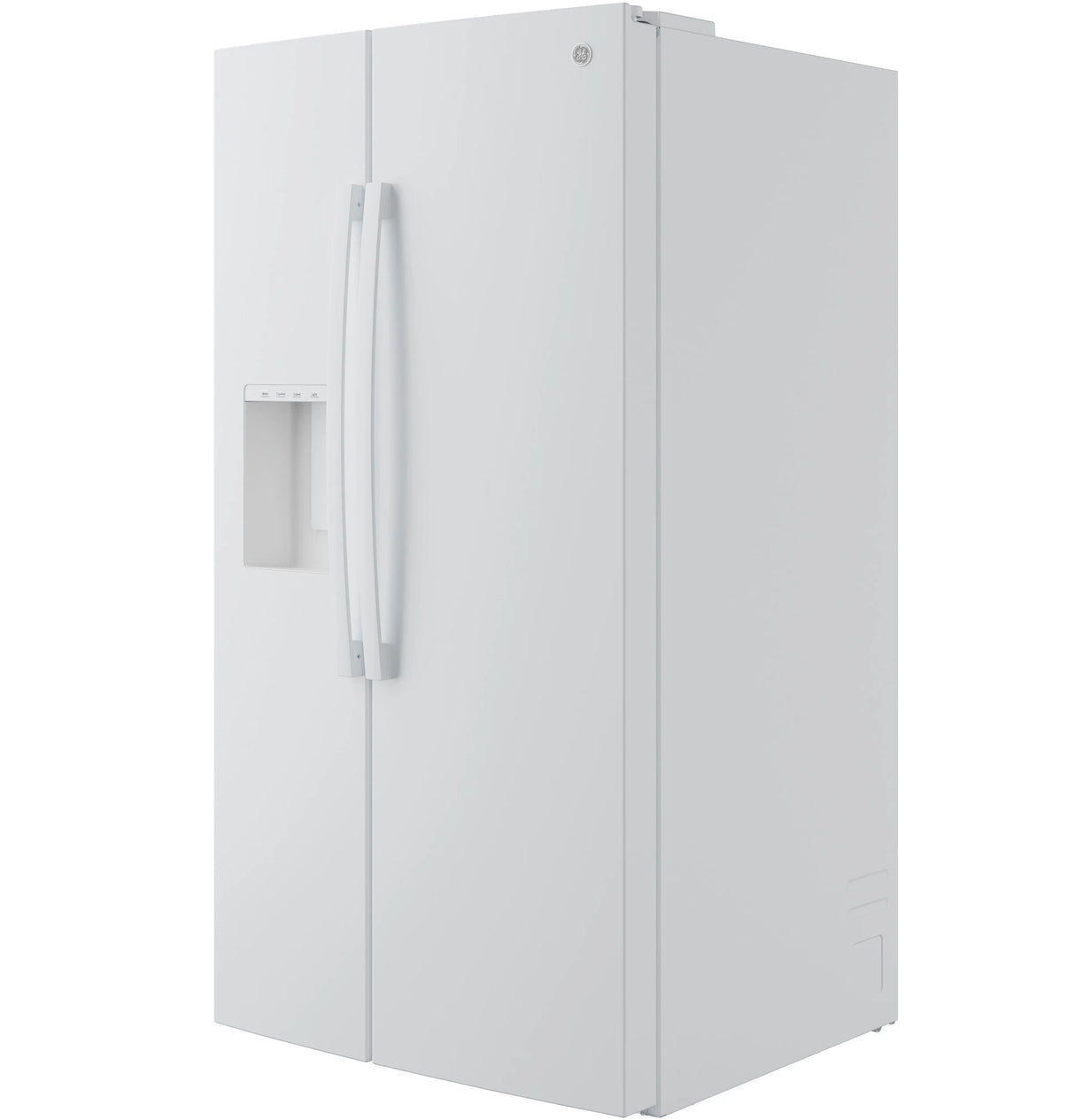 GE 27.9 Cu. Ft. Side-By-Side Refrigerator with Extra Tall Dispenser and In-Door Icemaker - White (GSS28NGYWW)