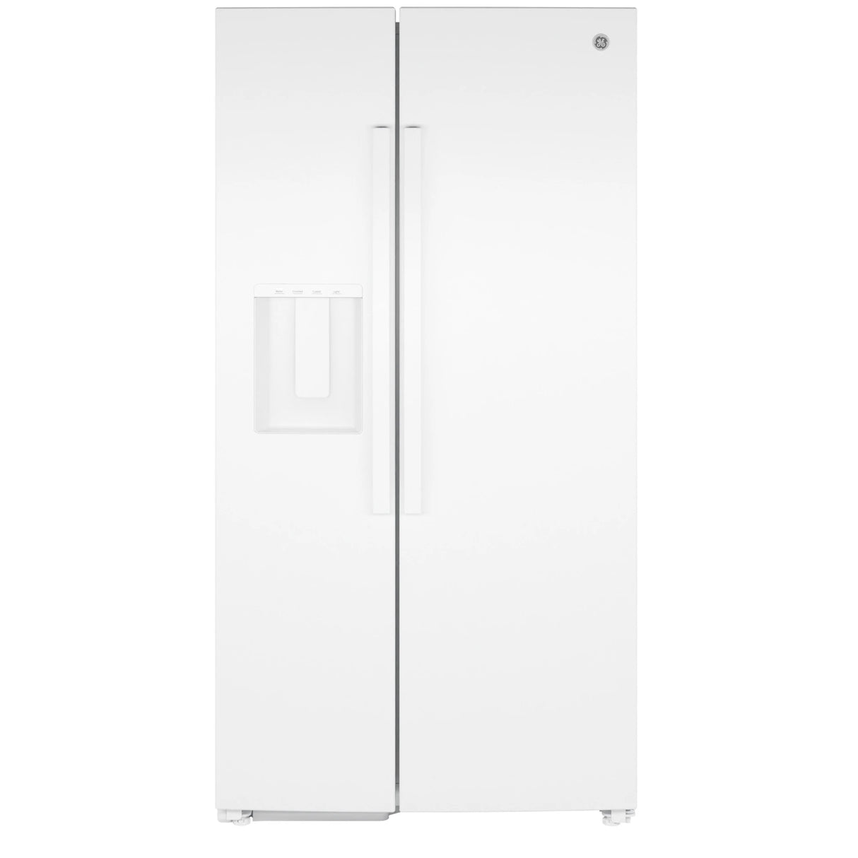 GE 27.9 Cu. Ft. Side-By-Side Refrigerator with Extra Tall Dispenser and In-Door Icemaker - White (GSS28NGYWW)