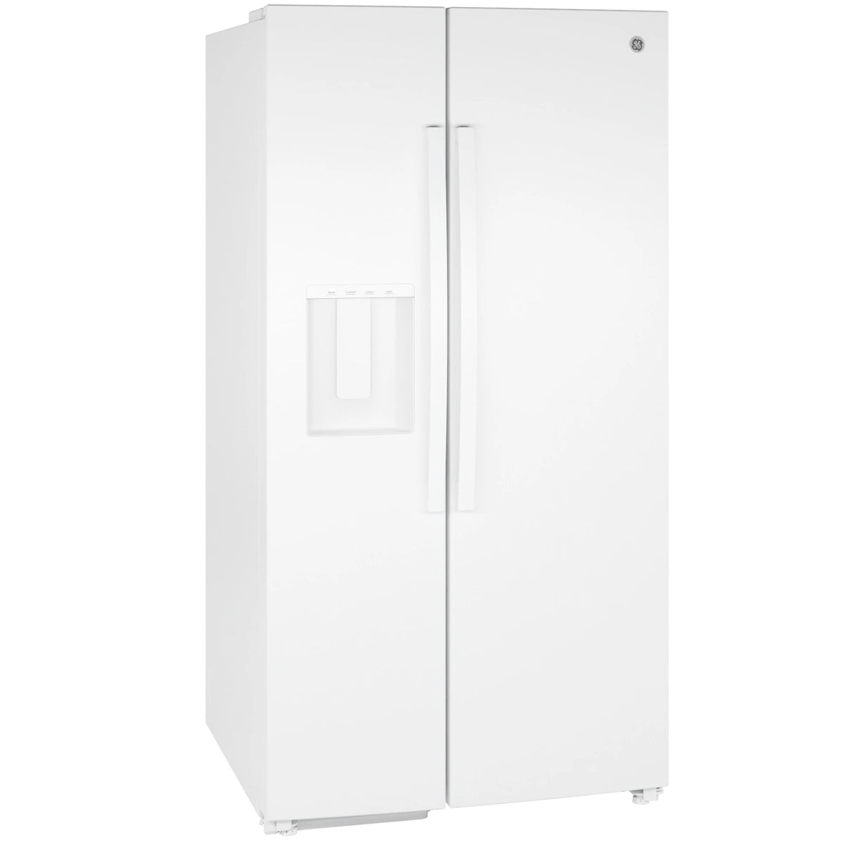 GE 27.9 Cu. Ft. Side-By-Side Refrigerator with Extra Tall Dispenser and In-Door Icemaker - White (GSS28NGYWW)
