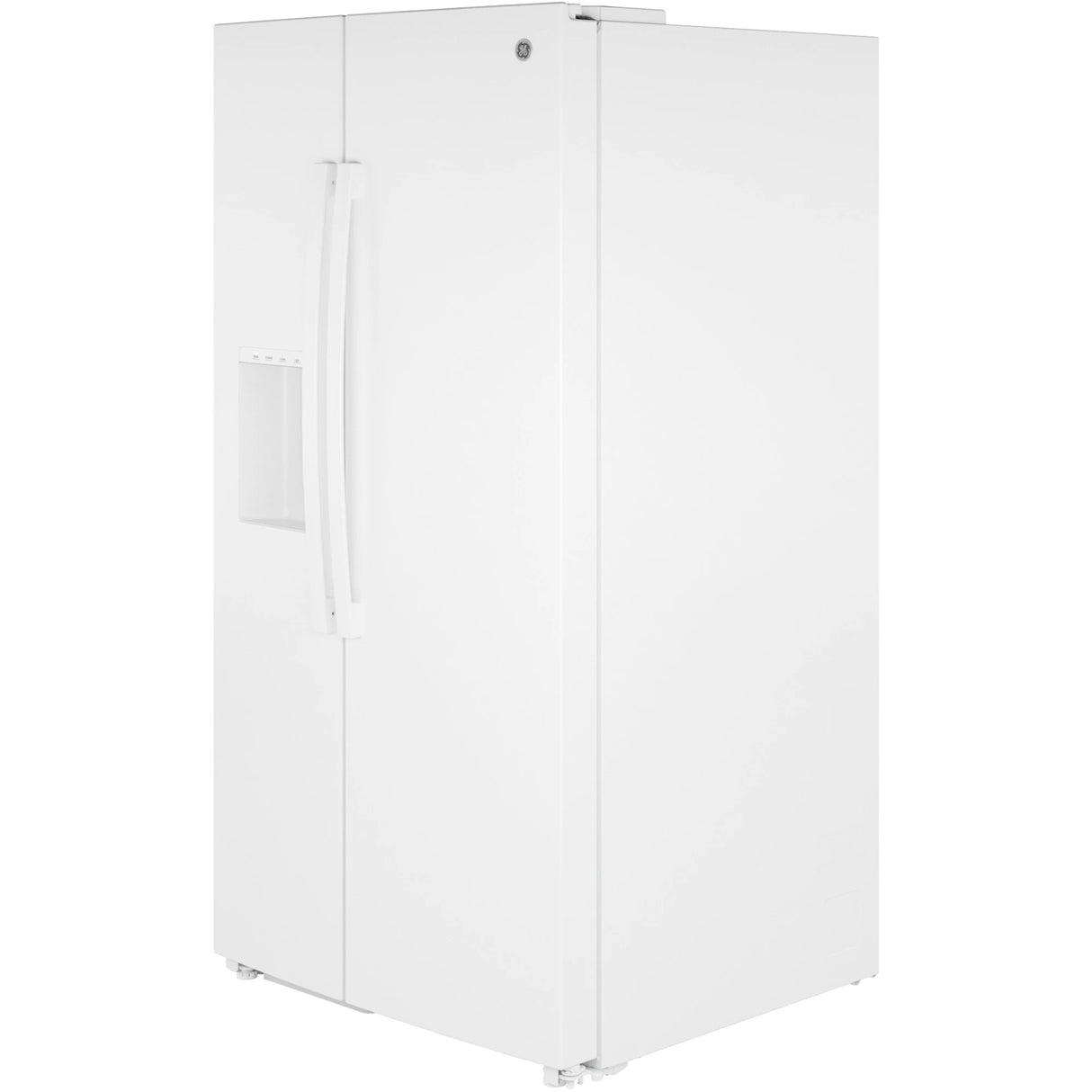 GE 27.9 Cu. Ft. Side-By-Side Refrigerator with Extra Tall Dispenser and In-Door Icemaker - White (GSS28NGYWW)