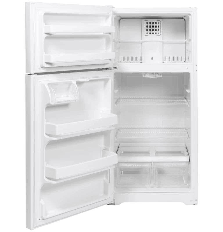 GE 15.6 Cu. Ft. Top-Freezer Refrigerator - White (GTE16DTNLWW)