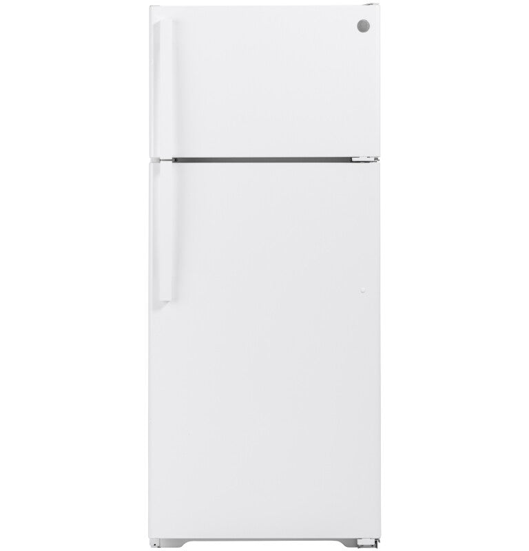 GE 28-Inch 17.5 Cu. Ft. Top-Freezer Refrigerator - White (GTE18GTNRWW)