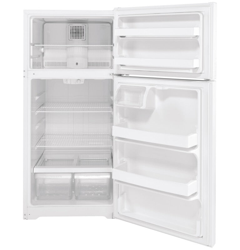GE 15.6 Cu. Ft. Top-Freezer Refrigerator - White (GTS16DTNRWW)