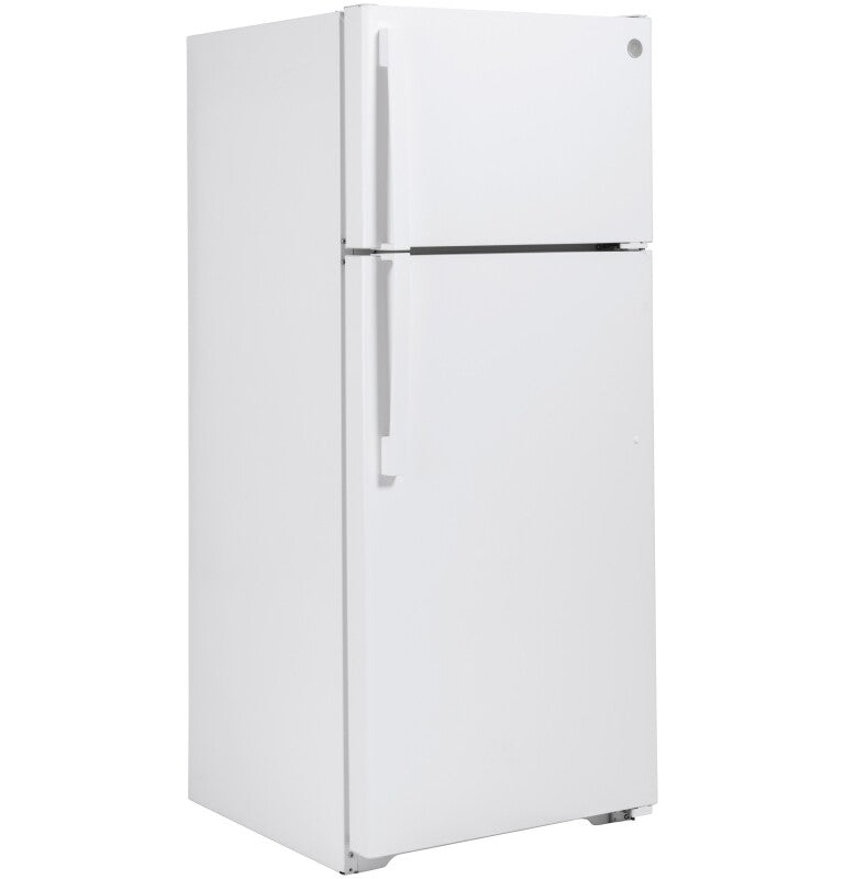 GE 28-Inch 17.5 Cu. Ft. Top-Freezer Refrigerator - White (GTS18GTNRWW)