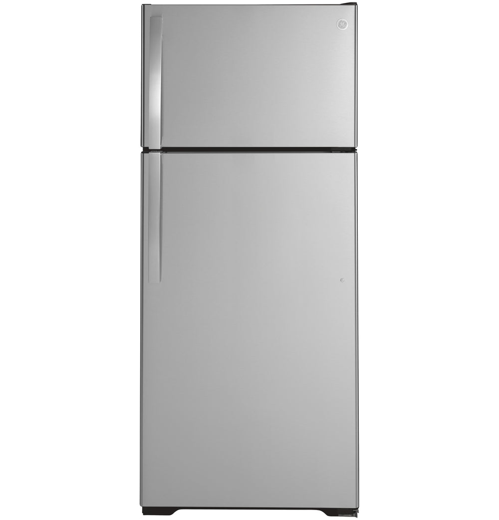 GE 17.5 Cu. Ft. Top-Freezer Refrigerator - Fingerprint Resistant Stainless (GTS18HYNRFS)