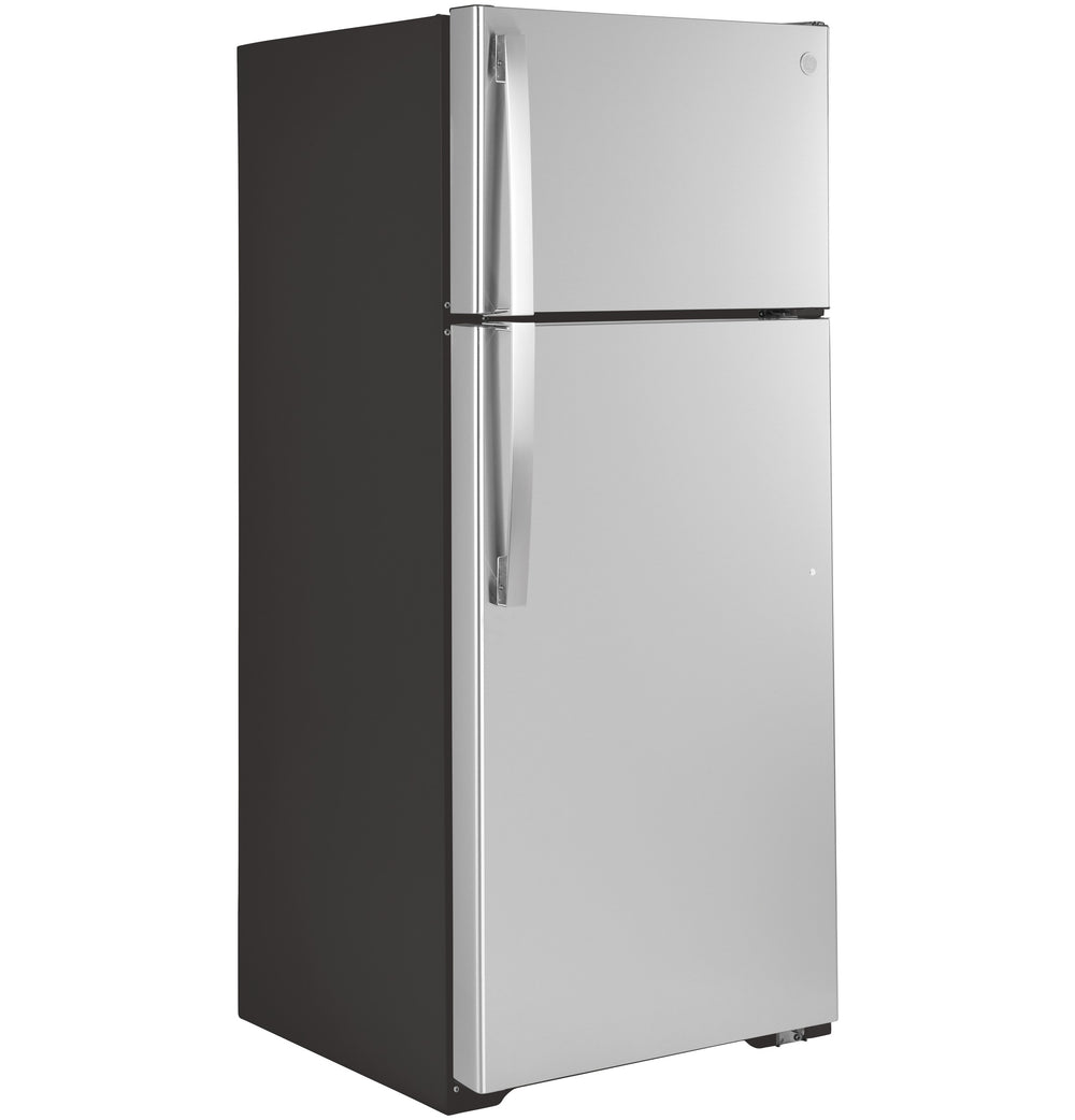 GE 17.5 Cu. Ft. Top-Freezer Refrigerator - Fingerprint Resistant Stainless (GTS18HYNRFS)