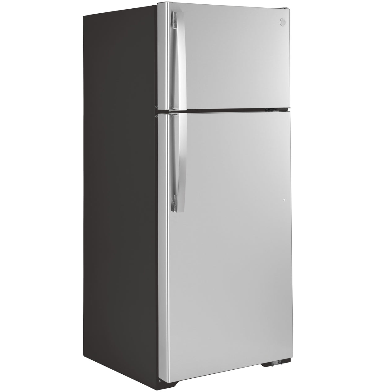 GE 28-Inch 17.5 Cu. Ft. Top-Freezer Refrigerator - Fingerprint Resistant Stainless (GTS18HYNRFS)