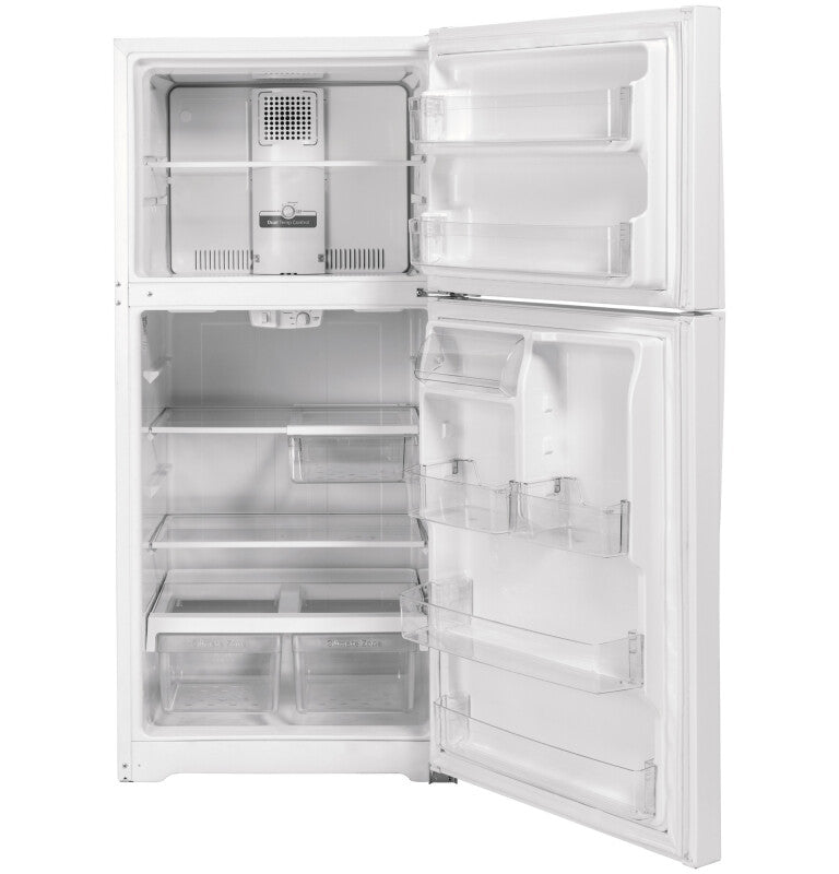 GE 19.2 Cu. Ft. Garage Ready Top-Freezer Refrigerator - White (GTS19KGNRWW)