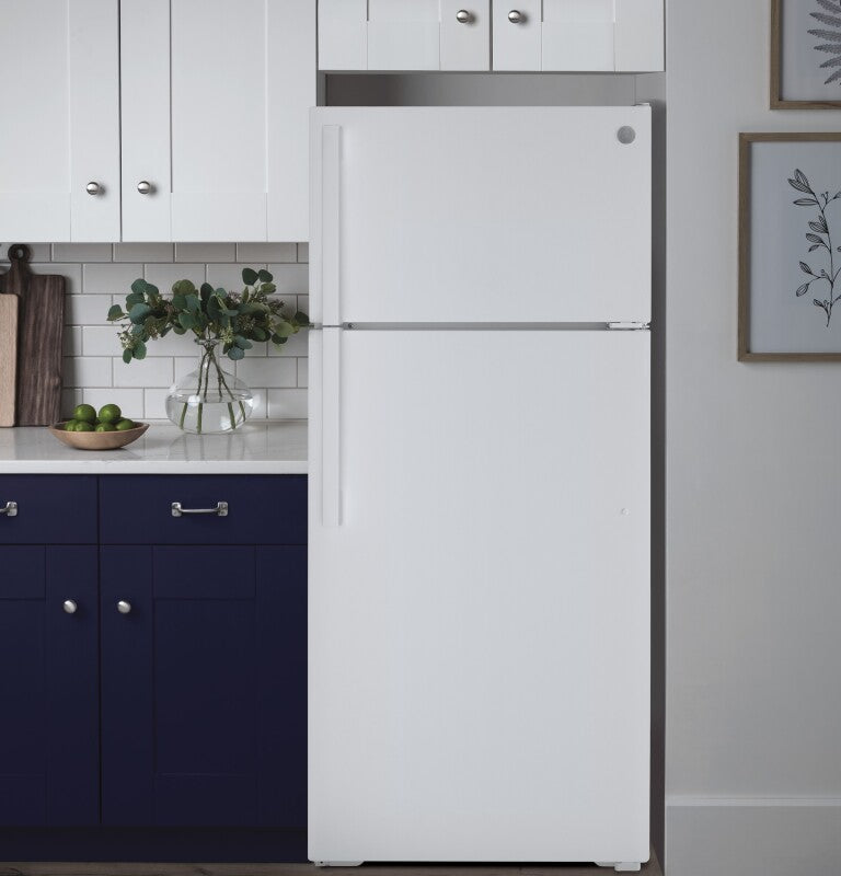 GE 21.9 Cu. Ft. Garage Ready Top-Freezer Refrigerator - White (GTS22KGNRWW)
