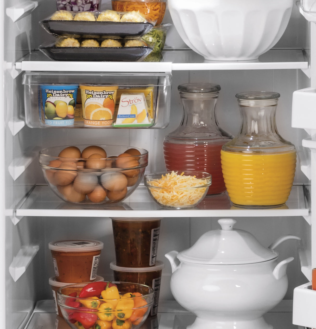 GE 32.8-Inch 21.9 Cu. Ft. Garage Ready Top-Freezer Refrigerator - Fingerprint Resistant Slate (GTS22KMNRES)