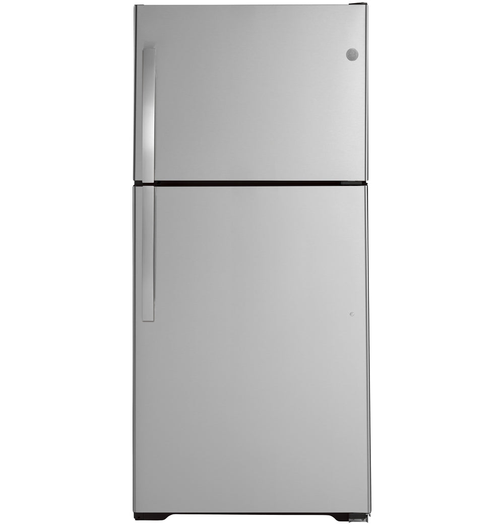 GE 21.9 Cu. Ft. Garage Ready Top-Freezer Refrigerator - Fingerprint Resistant Stainless (GTS22KYNRFS)