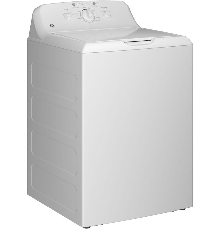 GE 4.0 cu. ft. Capacity Washer with Stainless Steel Basket and Water Level Control - White (GTW220ACWWW)