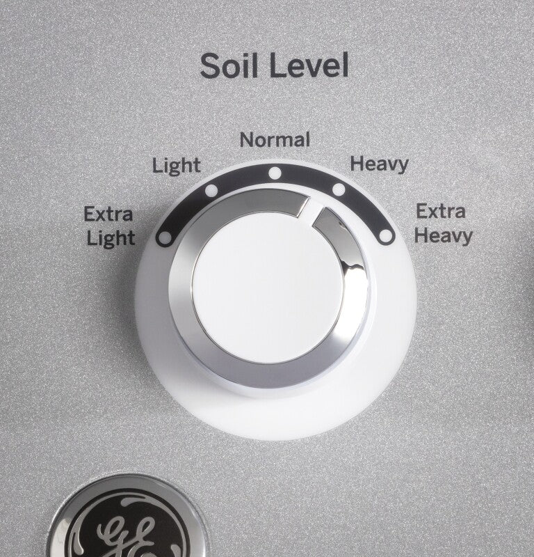 GE 4.6 cu. ft. Capacity Washer with Stainless Steel Basket - White on White with Silver Backsplash (GTW500ASNWS)