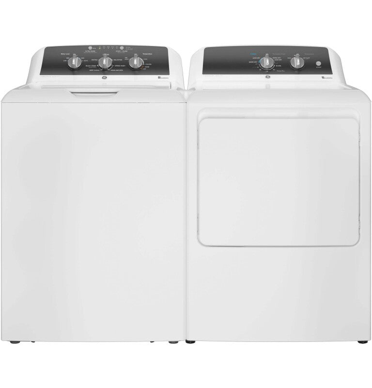 GE 6.2 cu. ft. Capacity Gas Dryer with Up To 120 ft. Venting and 5-yr Limited Warranty - White (GTX52GASPWB)