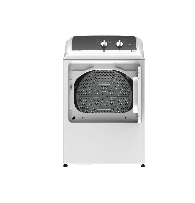 GE 6.2 cu. ft. Capacity Gas Dryer with Up To 120 ft. Venting and 5-yr Limited Warranty - White (GTX52GASPWB)