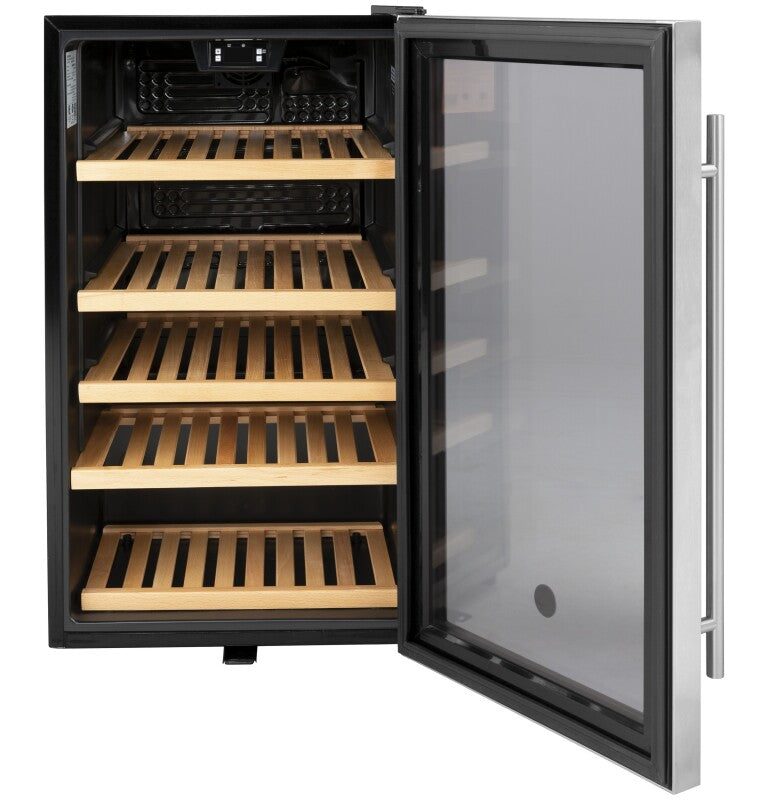 GE Wine Center and Beverage Center - Stainless with Black Case (GVS04BQNSS)