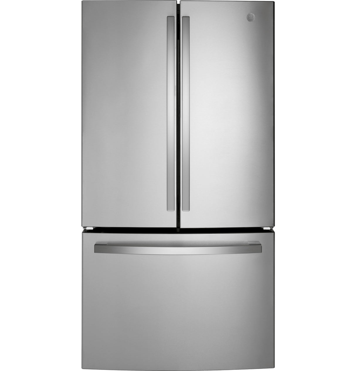 GE 21.9 Cu. Ft. Fingerprint Resistant Counter-Depth French-Door Refrigerator - Stainless Steel (GWE22JYMFS)