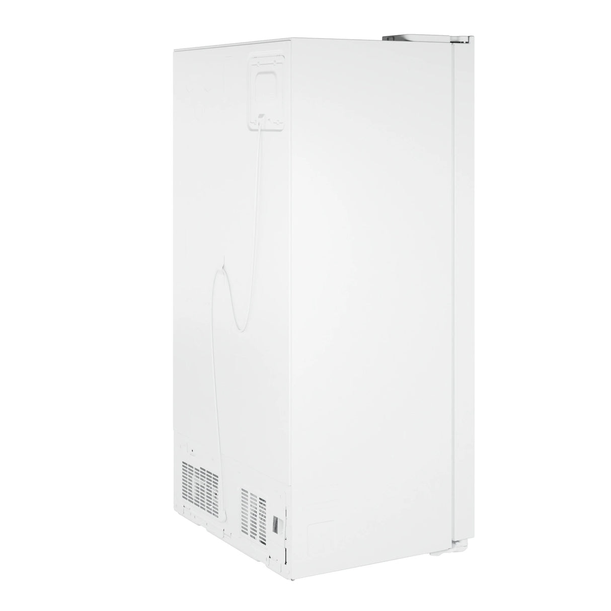 GE 23.6 Cu. Ft. Counter-Depth Side-By-Side Refrigerator with Extra Tall Dispenser and In-Door Icemaker - White (GZE24NGYWW)