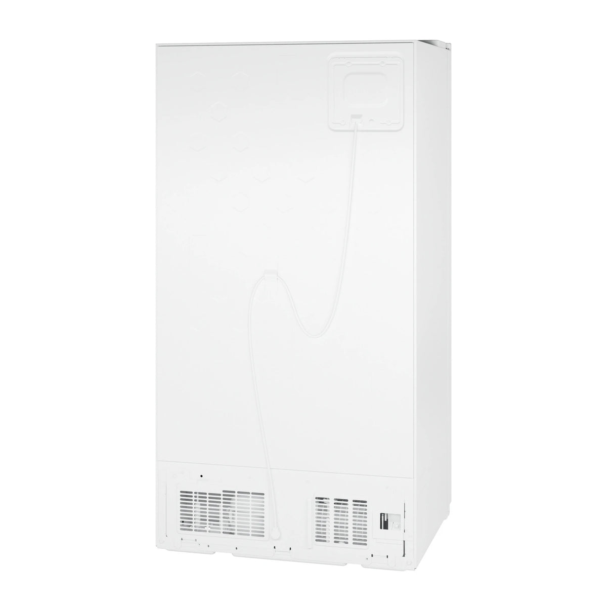 GE 23.6 Cu. Ft. Counter-Depth Side-By-Side Refrigerator with Extra Tall Dispenser and In-Door Icemaker - White (GZE24NGYWW)