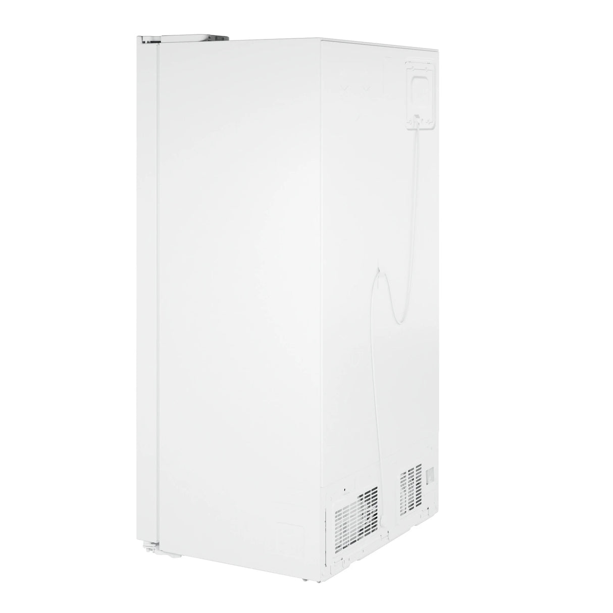GE 23.6 Cu. Ft. Counter-Depth Side-By-Side Refrigerator with Extra Tall Dispenser and In-Door Icemaker - White (GZE24NGYWW)