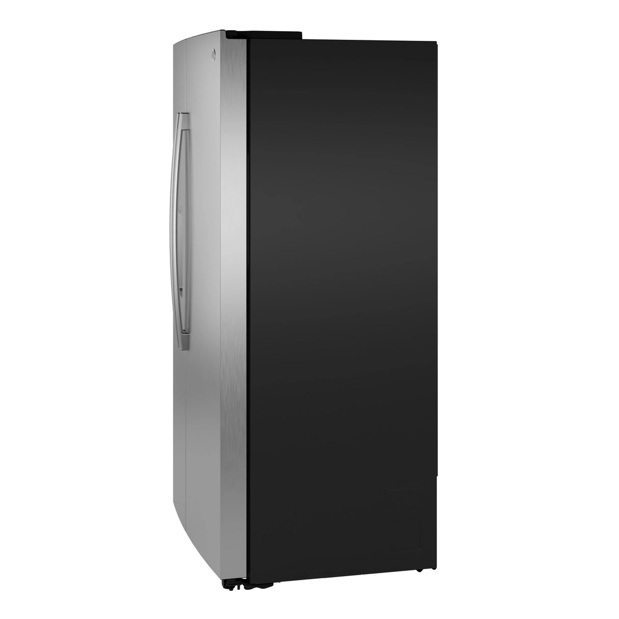 GE 23.5 Cu. Ft. Counter-Depth Side-By-Side Refrigerator with LED Light Walls and Extra Tall Dispenser - Fingerprint Resistant Stainless (GZS24PYYFS)