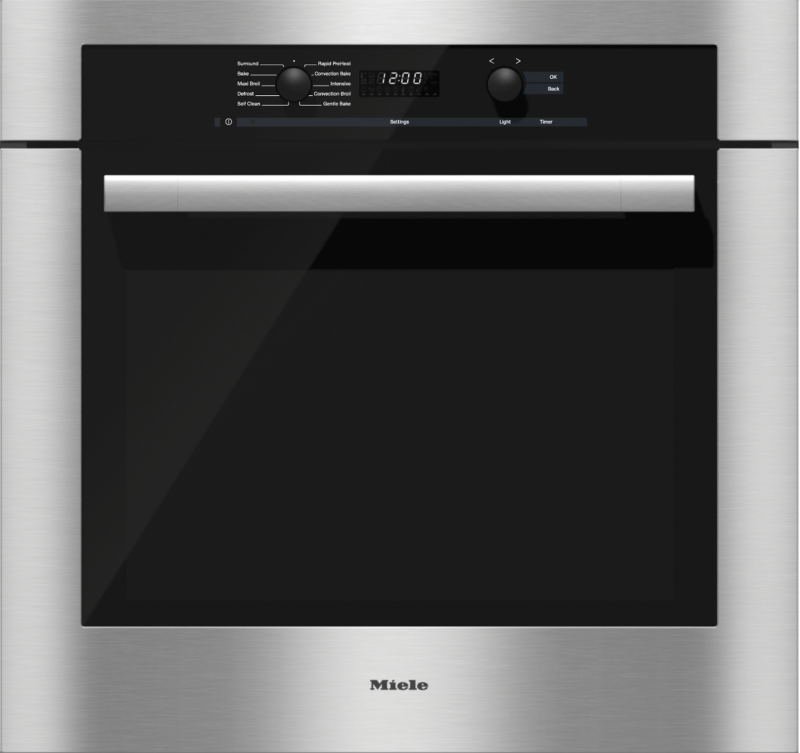 MIELE 30 Inch Convection Oven with Self Clean for easy cleaning. - Stainless Steel (H6180BP)