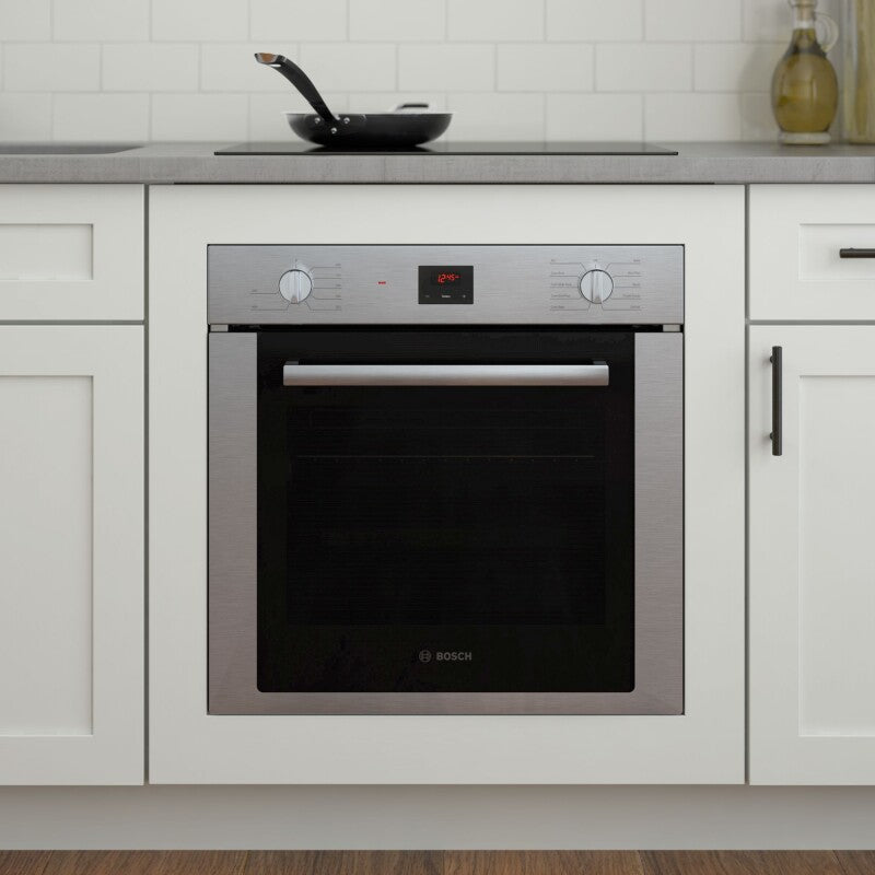 BOSCH 500 Series Single Wall Oven 24'' - Stainless Steel (HBE5453UC)