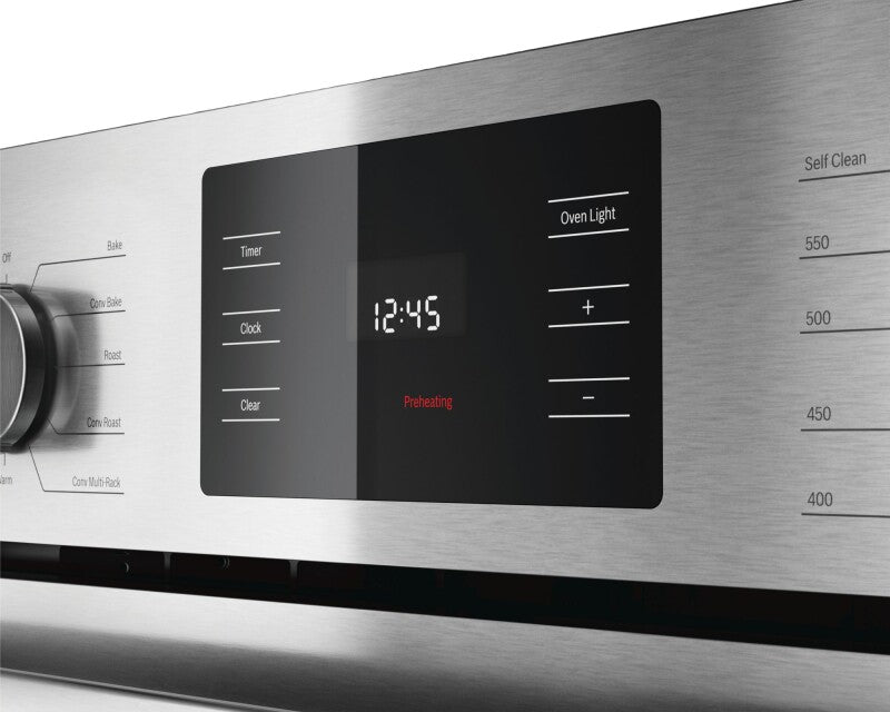 BOSCH 500 Series Single Wall Oven 30'' - Stainless Steel (HBL5451UC)