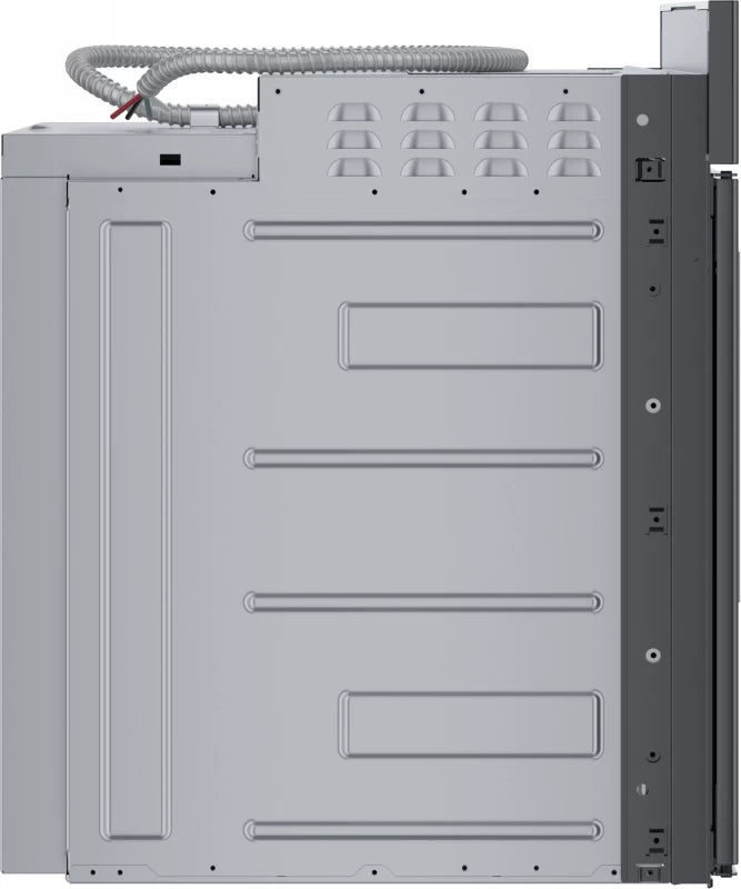 Bosch 800 Series Single Wall Oven 30'' Left SideOpening Door - Black Stainless Steel (HBL8444LUC)