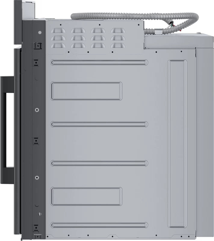 Bosch 800 Series Single Wall Oven 30'' Left SideOpening Door - Black Stainless Steel (HBL8444LUC)