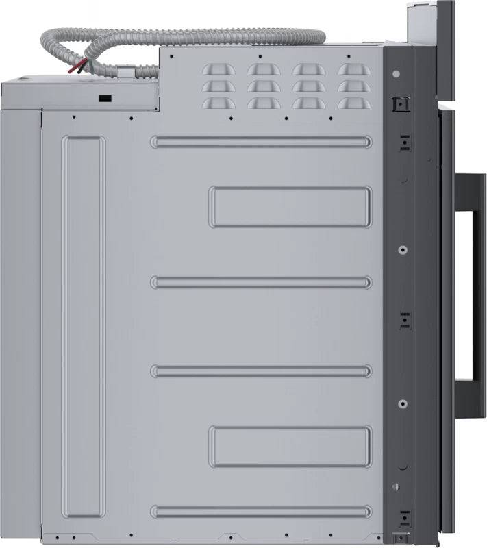 Bosch 800 Series Single Wall Oven 30'' Right SideOpening Door - Black Stainless Steel (HBL8444RUC)