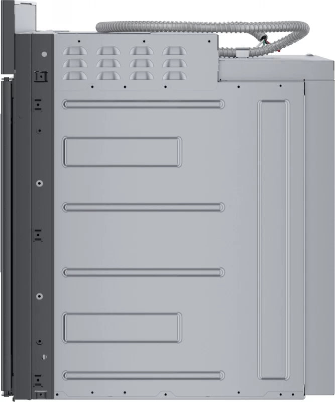 Bosch 800 Series Single Wall Oven 30'' Right SideOpening Door - Black Stainless Steel (HBL8444RUC)