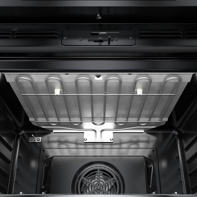 Bosch 800 Series Single Wall Oven 30'' Right SideOpening Door - Black Stainless Steel (HBL8444RUC)