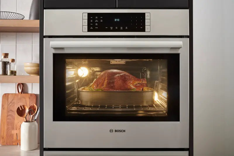 BOSCH 800 Series Double Wall Oven 30'' - Stainless Steel (HBL8651UC)