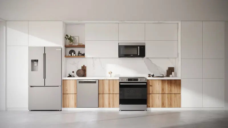 BOSCH 100 Series Electric Slide-in Range 30'' - Stainless Steel (HEF1050MU)