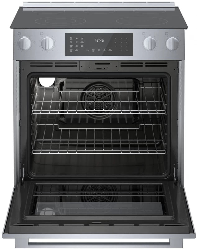 BOSCH 800 Series Electric Slide-in Range 30'' - Stainless Steel (HEI8056U)