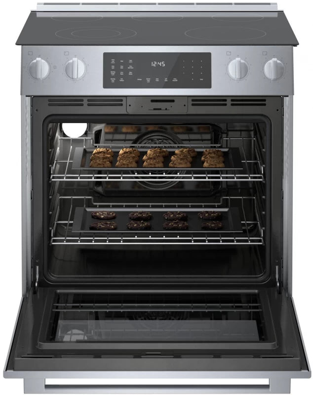 BOSCH 800 Series Electric Slide-in Range 30'' - Stainless Steel (HEI8056U)