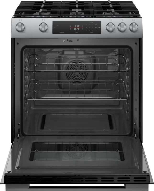 BOSCH 100 Series Gas Slide-in Range - Stainless Steel (HGF1050MUC)