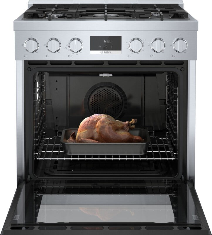 Bosch 800 Series Gas Freestanding Range 30'' - Stainless (HGS8055UC)